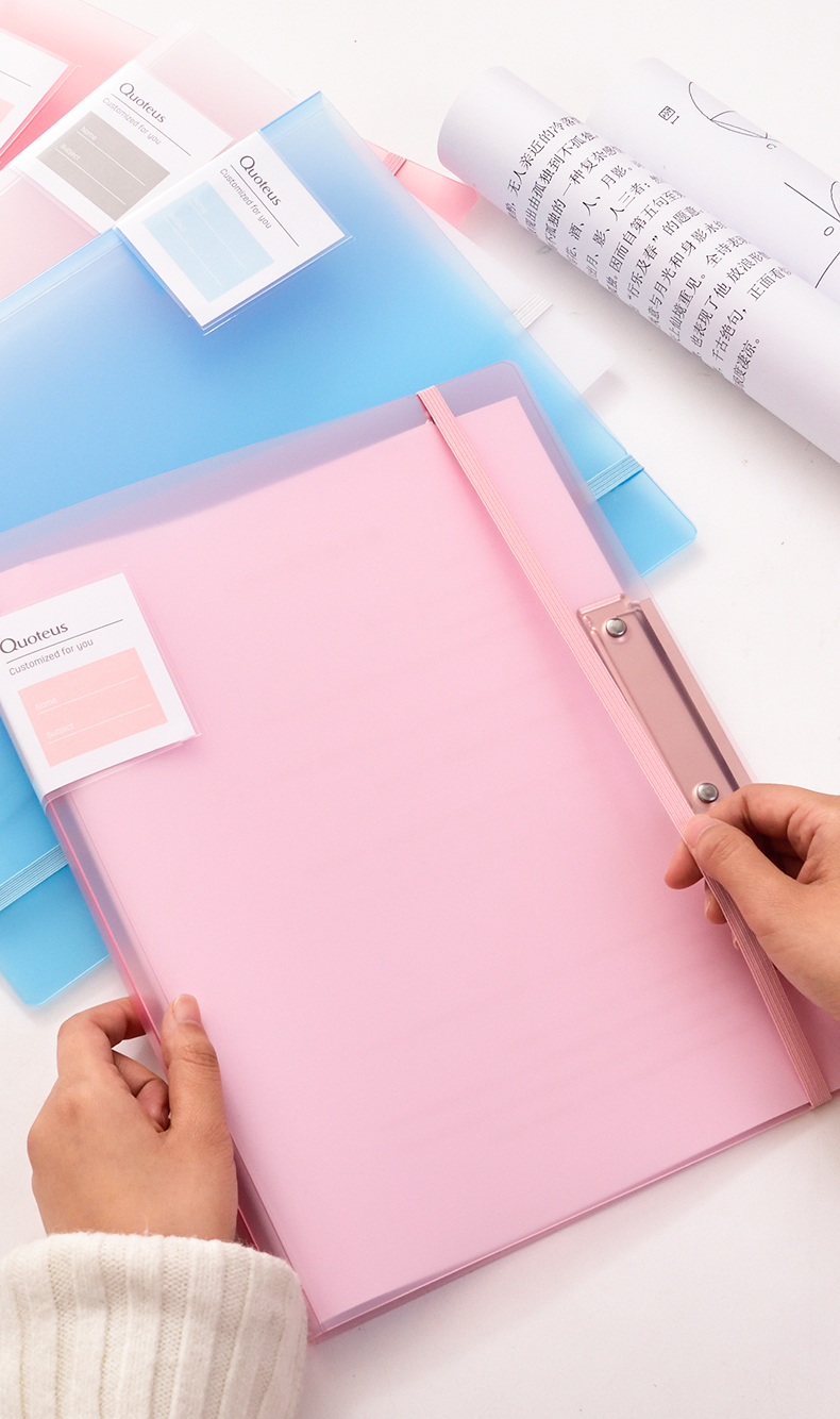 得力a3试卷夹文件夹多层小学生用卷子收纳试卷整理神器垫板高中生书