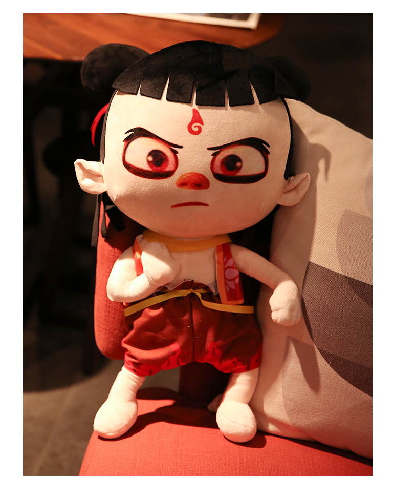 哪咤之魔童降世公仔玩具周边卡通可爱毛绒玩偶哪吒玩偶娃娃哪咤之魔童