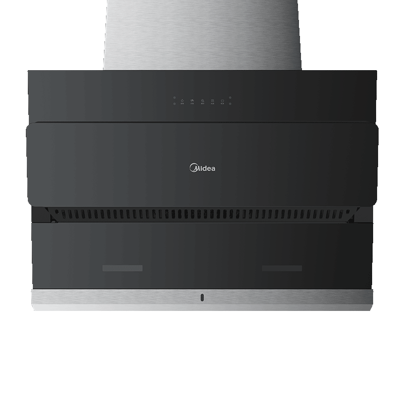 美的蒸汽洗b87欧式吸油烟机家用自动清洗顶吸式大吸力吸油烟机