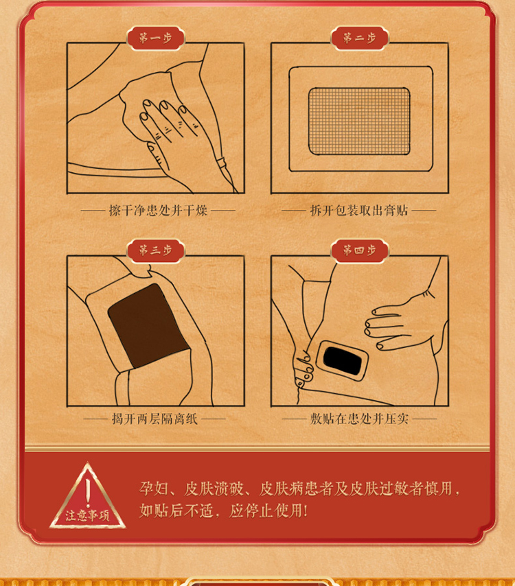 膏药(器械)Ⅰ】 北京同仁堂旗下医用冷敷腰椎间盘贴 腰间盘突出专用贴