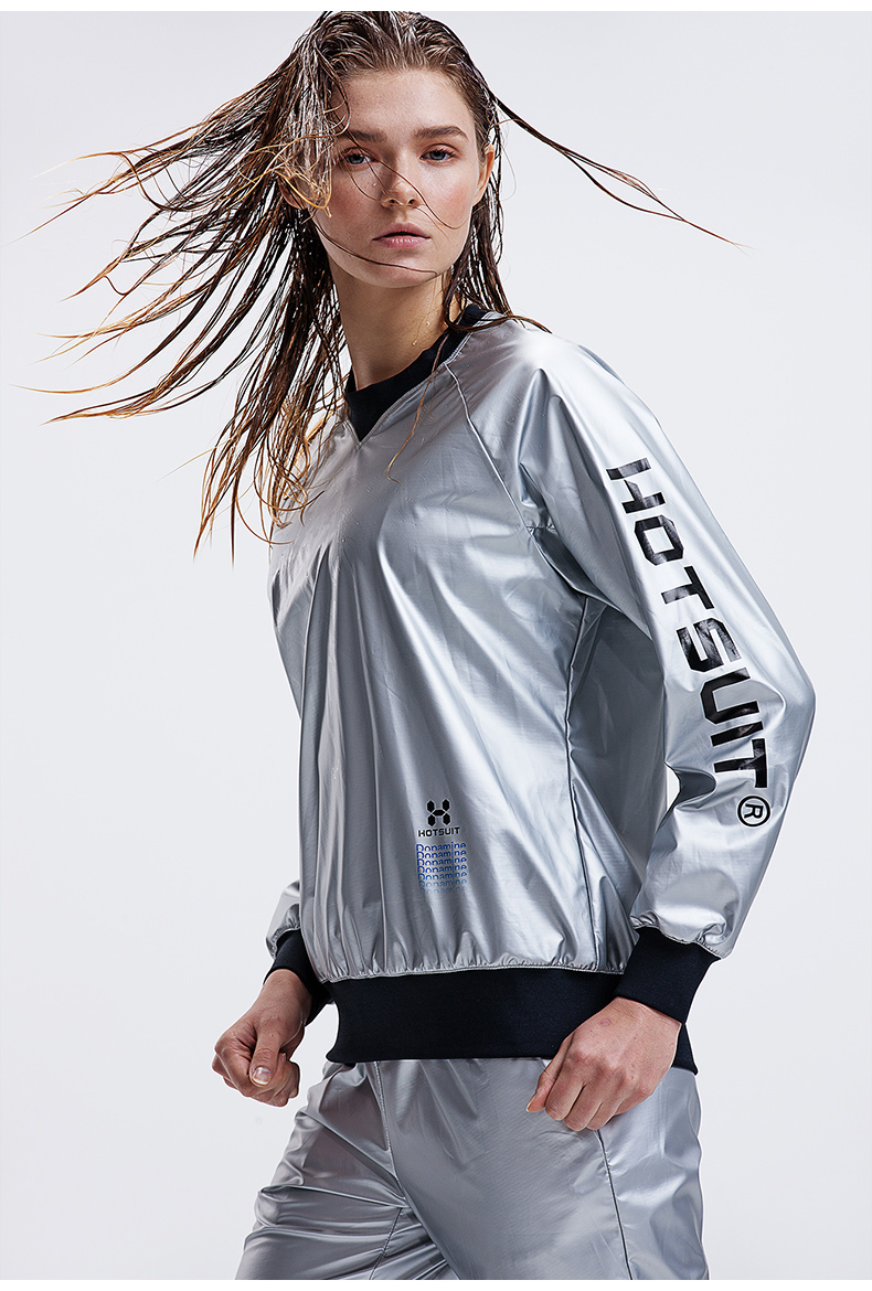 hotsuit暴汗服套装女春季新款健身燃脂爆汗运动银膜发汗服