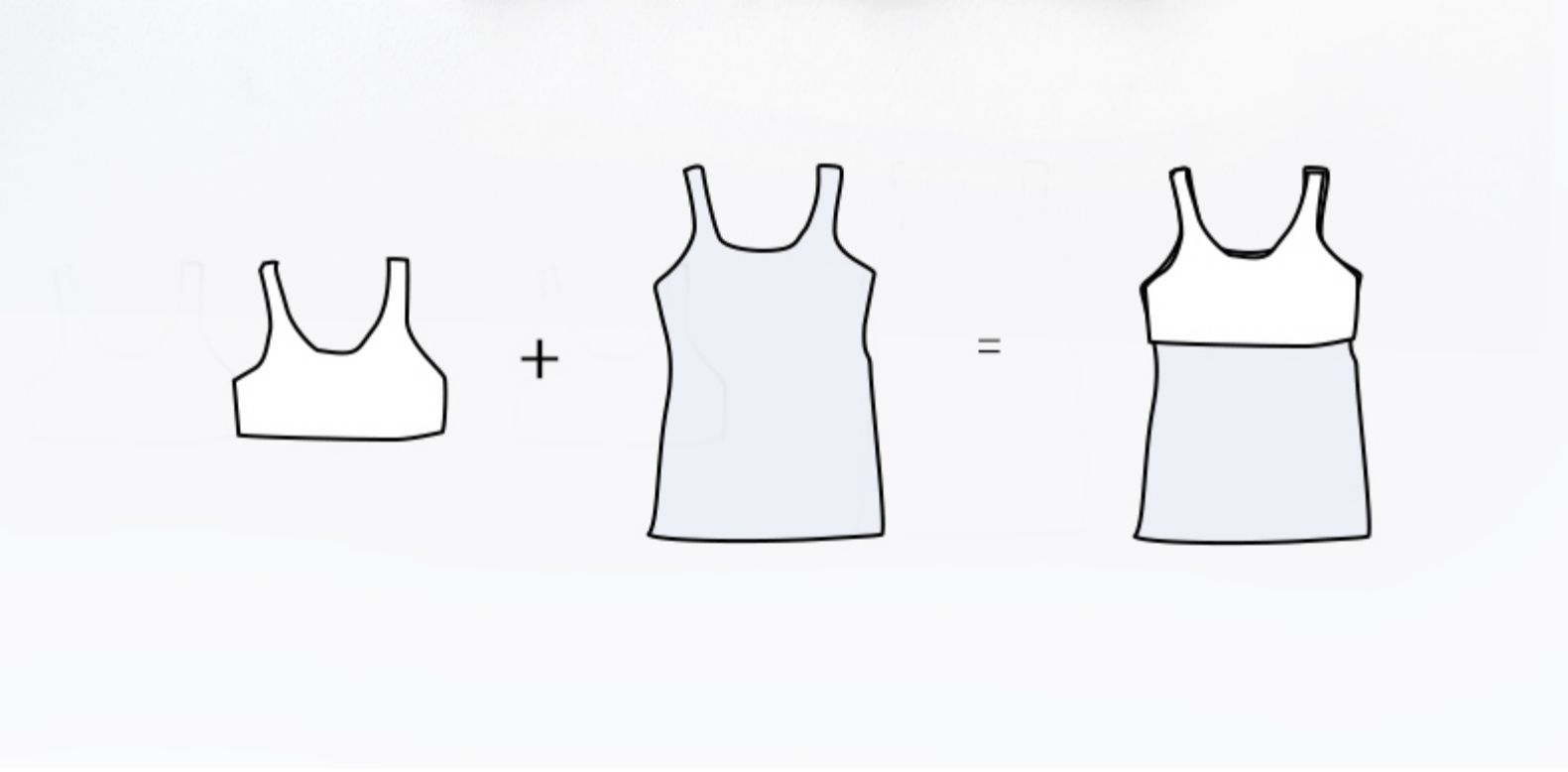 可莉允少女背心学生发育期带胸垫长款棉背心内穿高中生大童初中生内衣