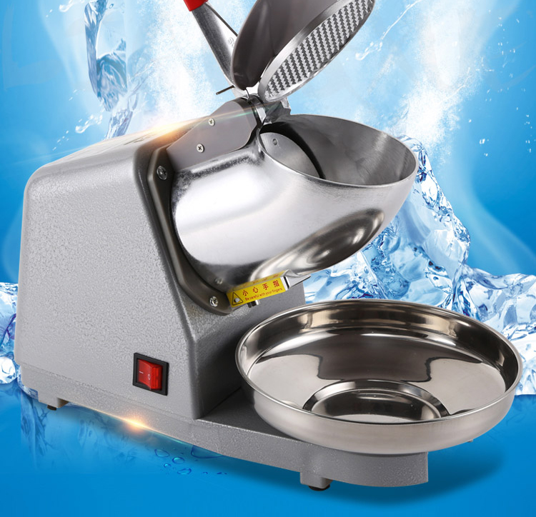 双刀碎冰机商用大功率刨冰机家用小型电手动打破冰机奶茶店沙冰机