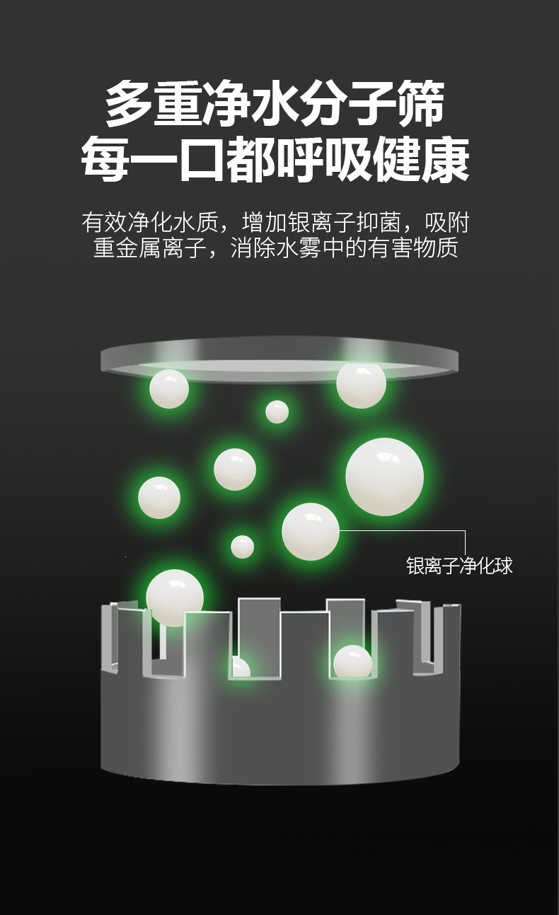 志高(chigo)加湿器zg-512 志高加湿器家用轻音小型大喷雾容量空调卧室