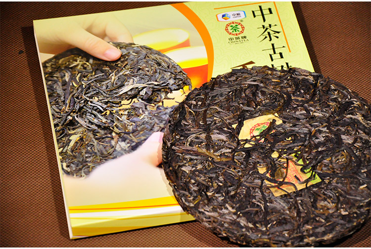 中茶 云南普洱茶 2017年中茶古树手撕饼生茶饼100g/盒