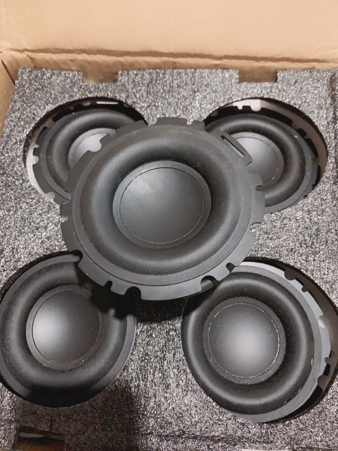 丹麦皮亚力士4寸45寸中低音喇叭长冲程hifi低音喇叭丹麦皮亚力士4寸45