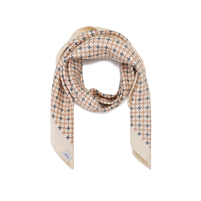 celine赛琳女士丝质围巾丝巾方巾2aw90608m