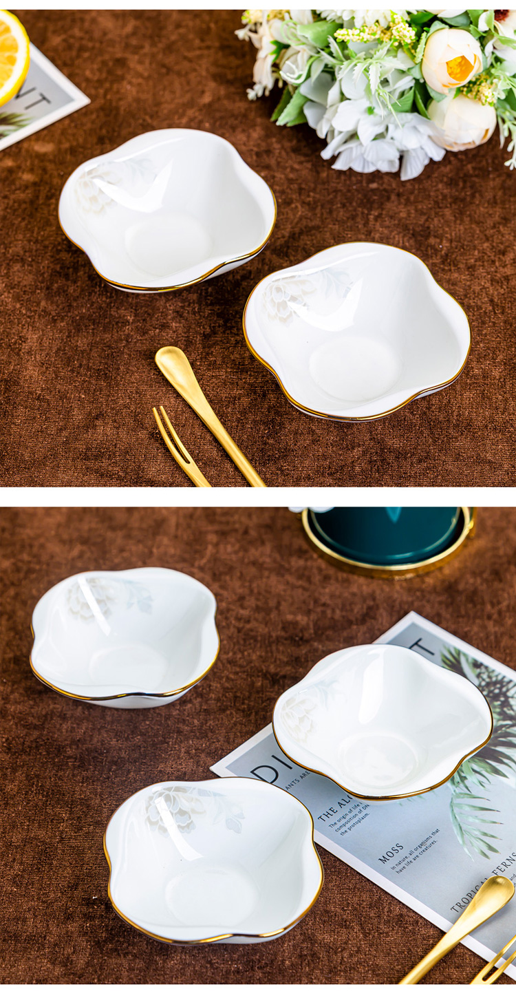 欧式骨碟味碟家用蘸料碟小碟子酱油碟醋碟陶瓷调料碟小菜碟酱汁碗