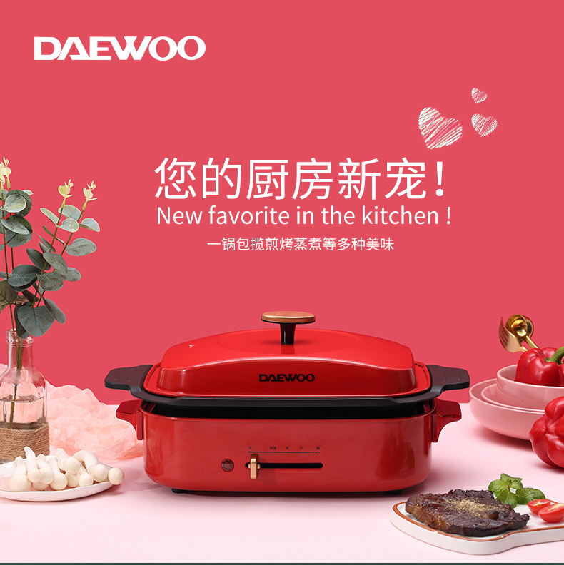 大宇daewoo多功能料理锅dykg551d