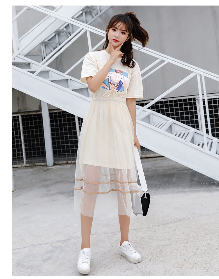 哺乳衣夏季套装外出产后时尚孕妇装哺乳期喂奶衣两件套哺乳连衣裙蓝色