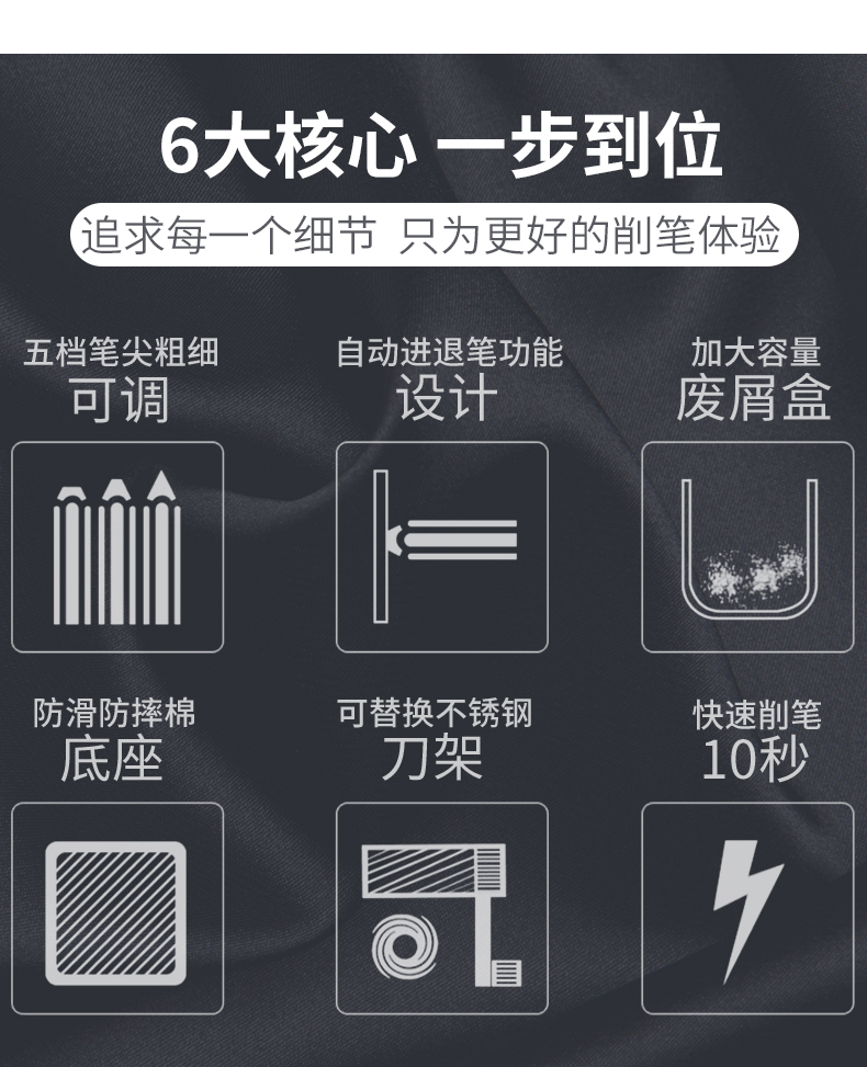 舒弗(lachouffe)办公文具马格利特削笔器【新品上市】 素描削笔器美术