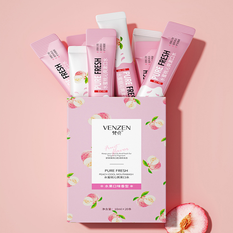 梵贞薄荷清凉漱口水洁净清新口腔清新口气柔和清爽呵护牙齿小巧轻便