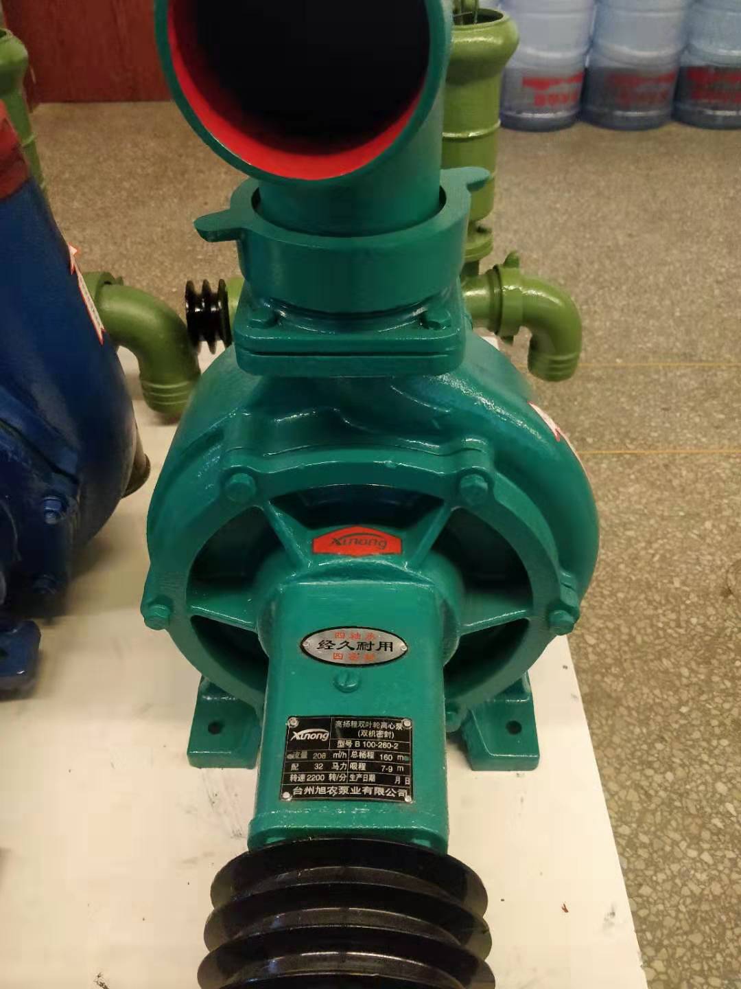 高压力阿斯卡利高扬程大流量双叶轮离心泵抽水泵农田灌溉柴油机拖泵6