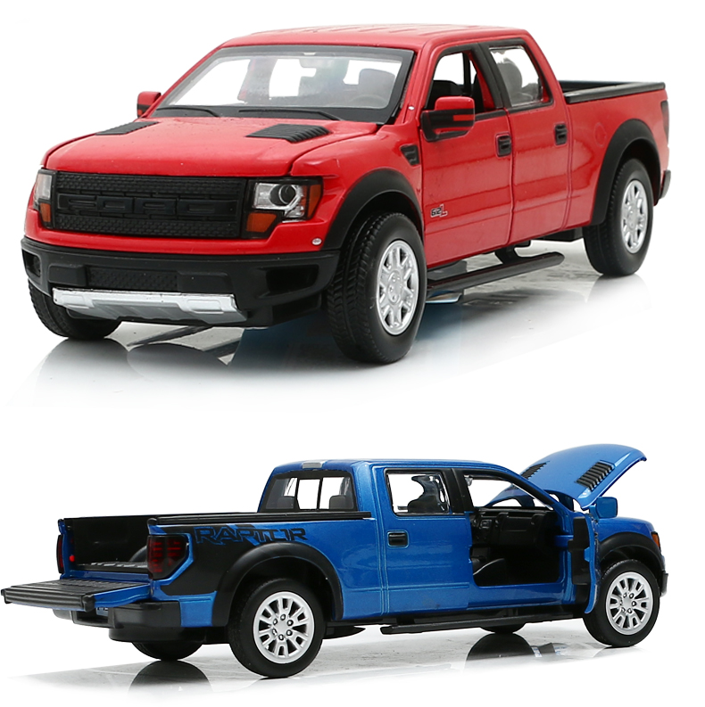合金车模型福特f150皮卡大众运输车1:32开车3-12岁男孩玩具 彩珀89365