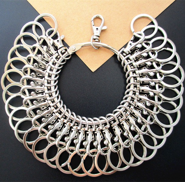 大钥匙圈环汽车钥匙扣多环数字标记钥匙盘仓库酒店房东多用钥匙盘舒适