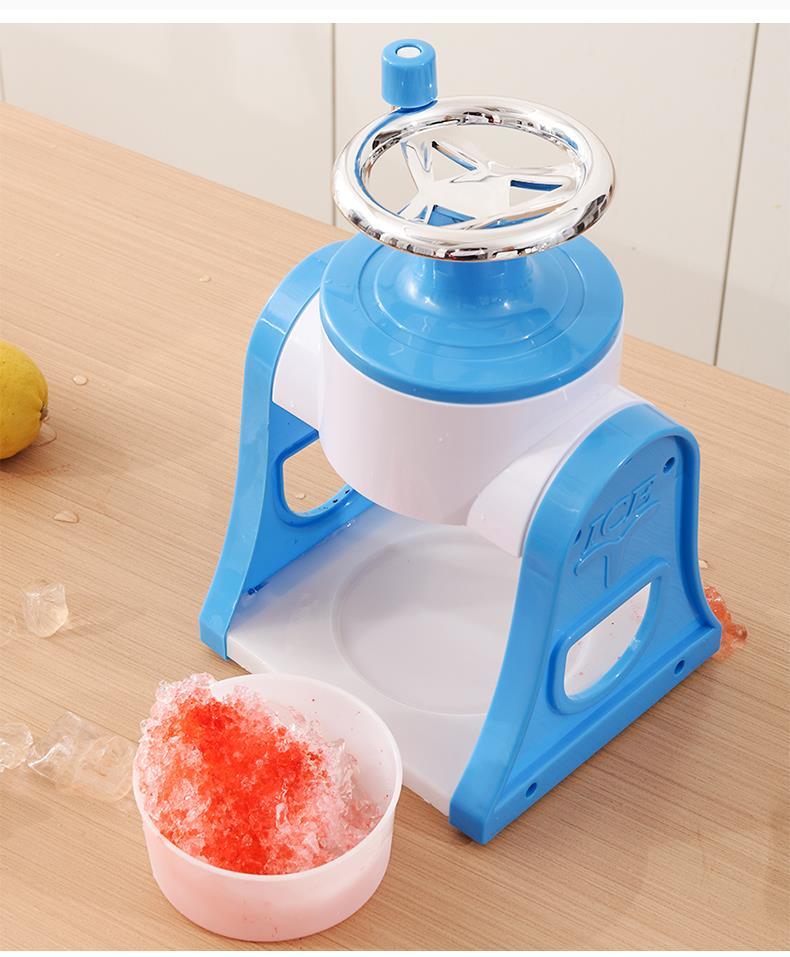 手摇刨冰机夏季碎冰机家用破冰器冰沙机奶茶刨冰器绵绵冰沙冰机器刨冰