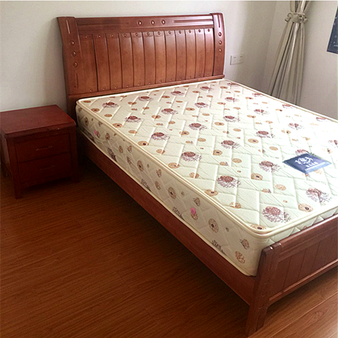 [晋美升]木质1.2米单人床简约现代单人床经济型出租房主卧简易松木床