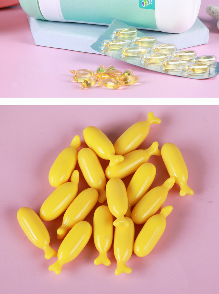 鹿贝妈咪鳕鱼油凝胶糖果60粒儿童宝宝天然鱼油鱼肝油增强免疫力易吸收