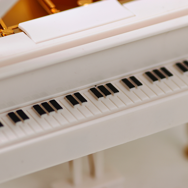 欧式古典创意钢琴音乐盒八音盒旋转跳舞芭蕾舞小女孩摆件生日礼品包装