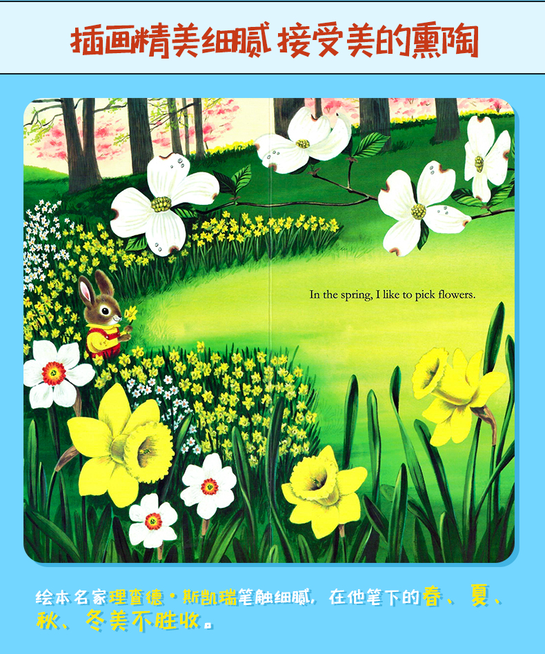 [诺森正版]幼儿童英文原版绘本i am a bunny 我是一只兔子 dear zoo