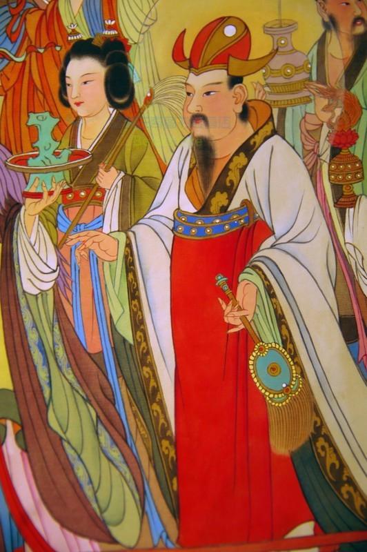 三希堂藏书任率英工笔重彩八十七神仙卷传统手工套印八十七神仙卷彩绘