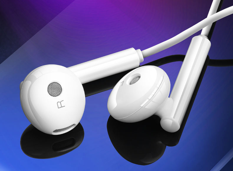 《华为原装耳机am115有线控半入耳式带麦8x畅享10荣耀9麦芒手机通用