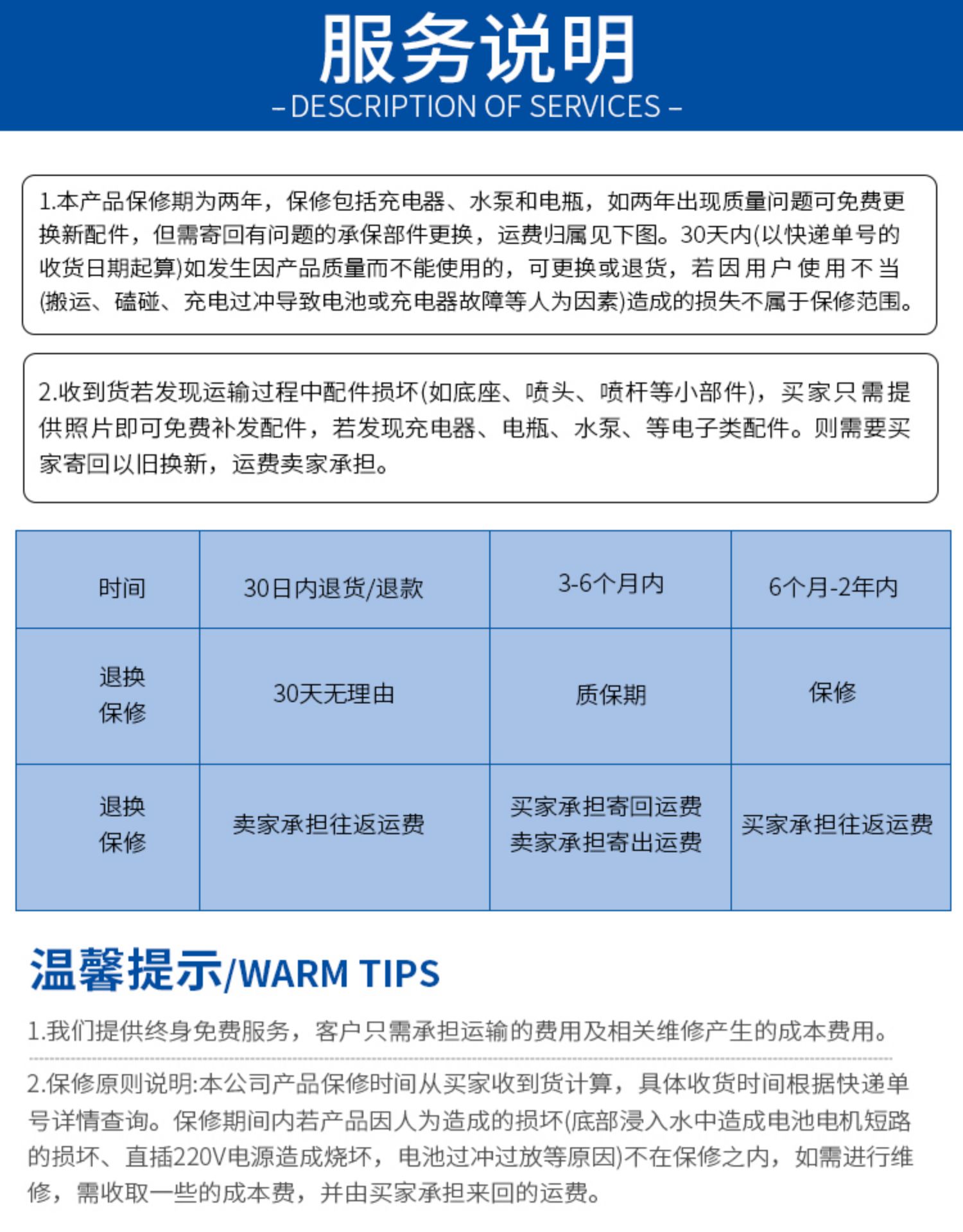 电动喷雾器充电说明书图片