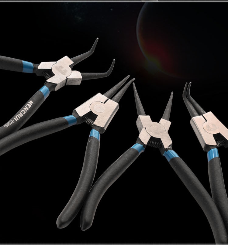 卡簧钳子卡簧钳小内外两用多功能理线家内卡钳挡圈钳拆卸卡环卡黄钳