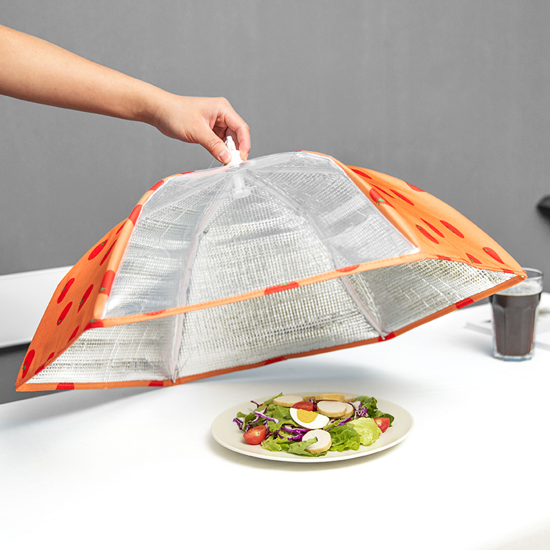 保温罩菜冬季加厚家用可折叠罩子饭菜餐桌罩加热防尘盖菜罩神器伞
