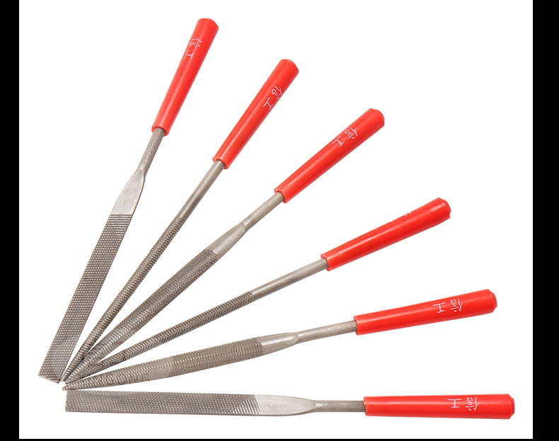 敬平粗齿什锦锉刀细小号锉刀尖头扁平锉刀刀具半圆形木工打磨工具