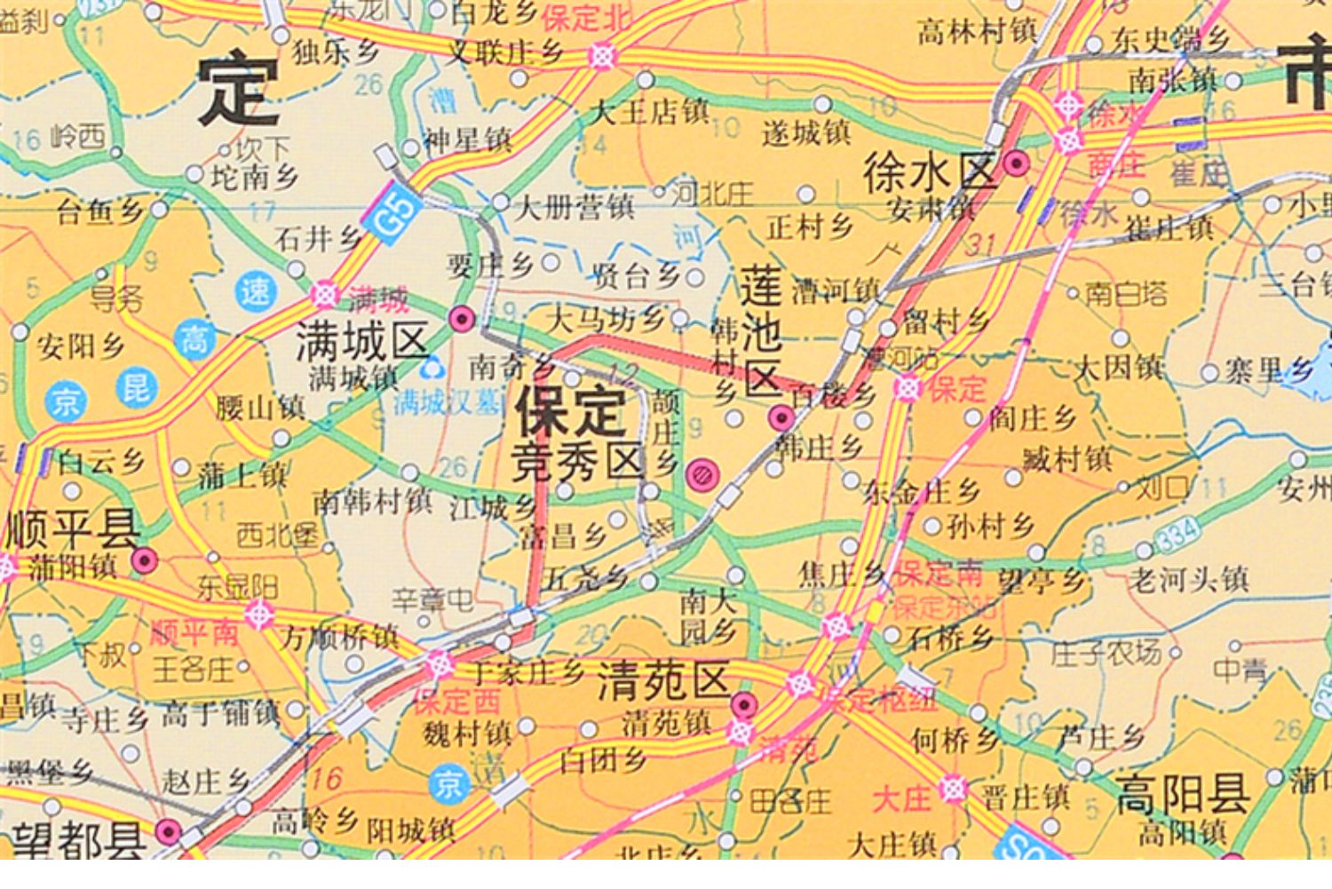 [諾森正版]2021全新河北省地圖掛圖政區交通圖新1.1米x0.