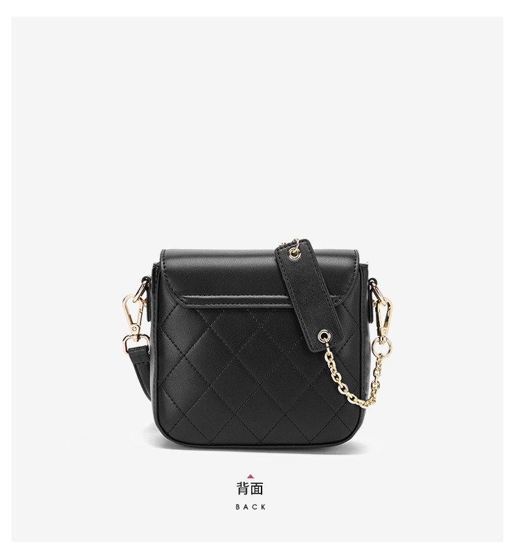 马克华菲爱心锁扣包新款女包简约单肩包手机包女式斜挎包