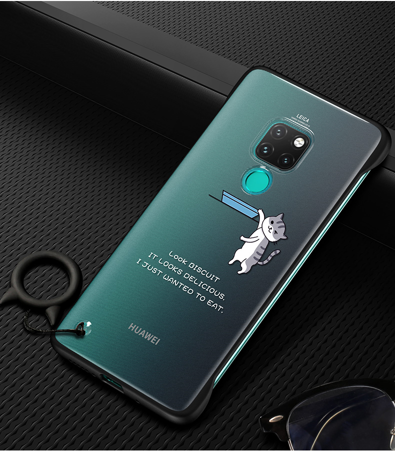 华为mate20pro手机壳mate20保护套防摔硅胶软透明mate20pro黑边透明