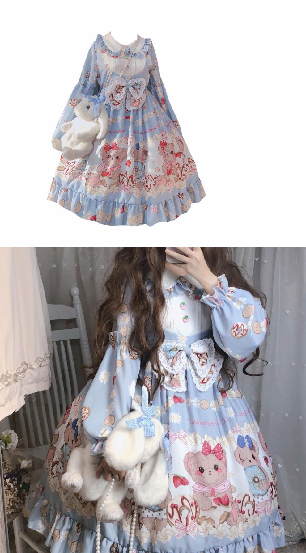 洛丽塔裙子2021日系可爱软妹裙萝莉lolita裙公主裙连衣裙女寻梦记