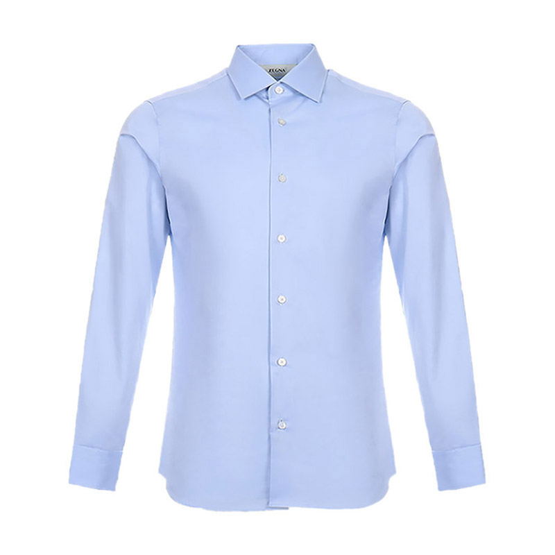 zzegna杰尼亚男士棉莱赛尔纤维长袖衬衫805002zcsc1