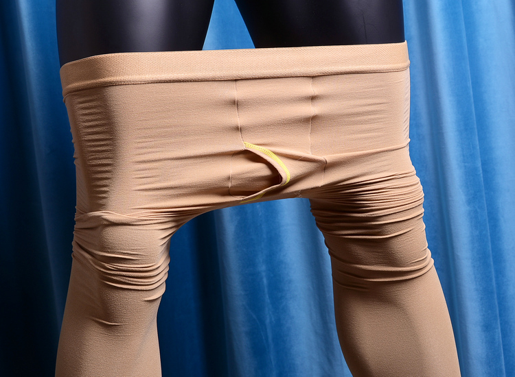 80d男士连裤袜运动 春季保暖竖开口带禁紧身打底裤男连裤袜厚 卓思哲