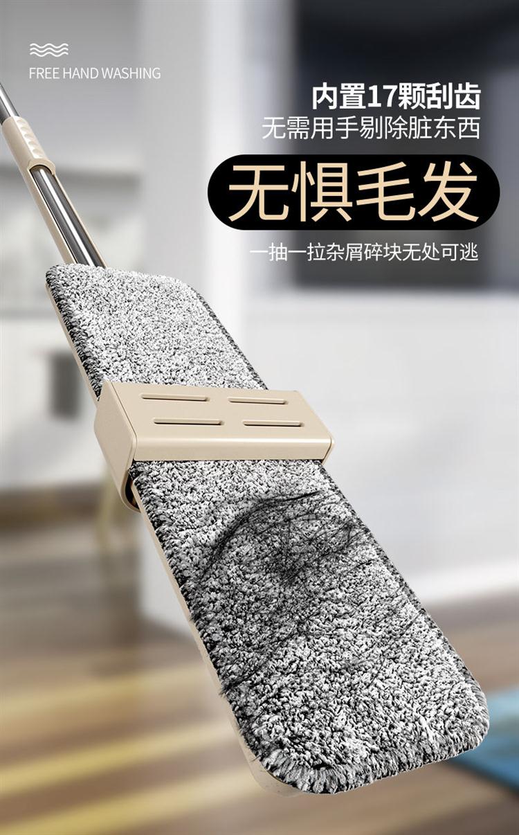 优旋拖把免手洗大号擦墙拖把洗厨房瓷砖墙面天花板清洁神器屋顶墙壁