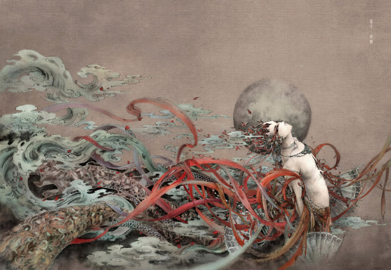 正版洛煌笈正版精装版杉泽vikilee观山海黑白画意中国百鬼杉泽画集