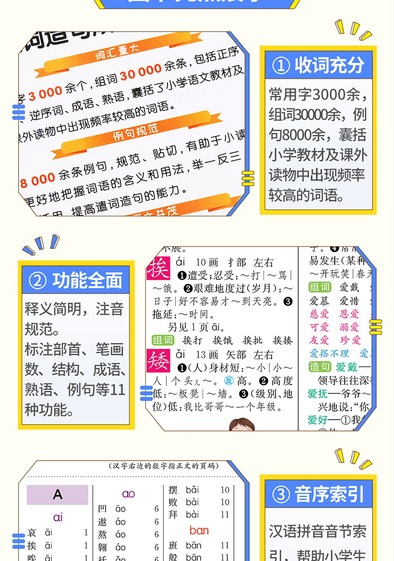 小学生多功能组词造句成语搭配词典 说词解字辞书研究中心著 摘要书评在线阅读 苏宁易购图书