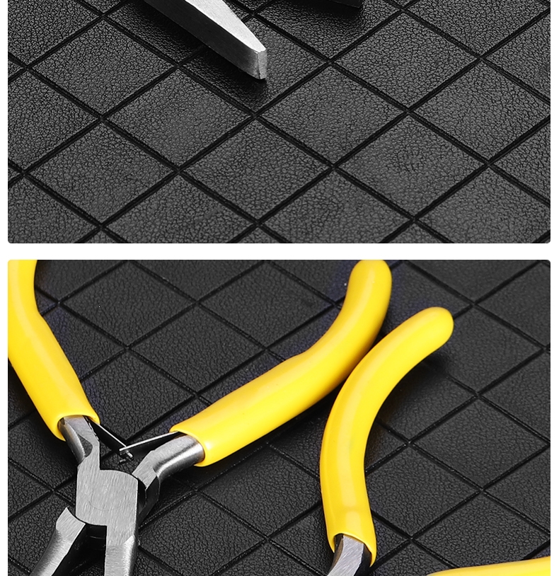 水口钳6寸尖嘴剪钳小偏口钳理线家工业级电子刃剪线迷你剪钳电工剪