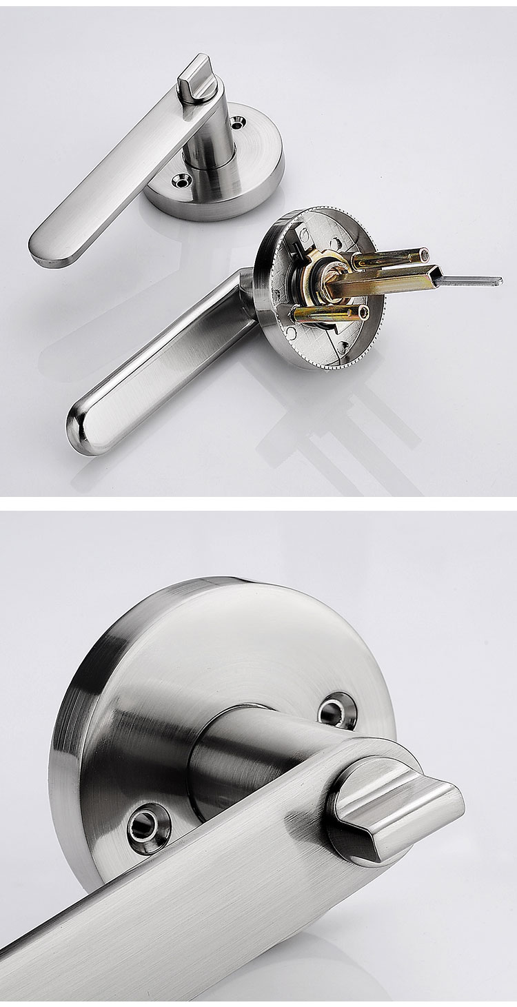 敬平防火门锁 改装加锁 带钥匙带锁芯消防门锁通道锁过道锁全套防火锁