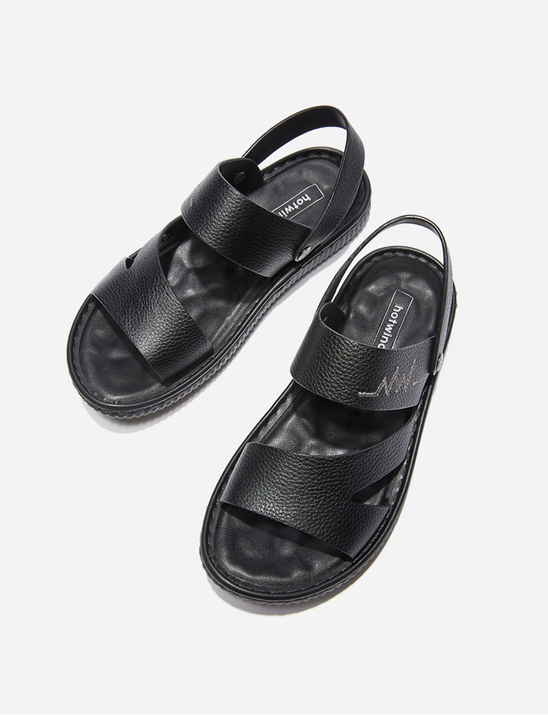 热风hotwind男士潮流时尚凉鞋平底休闲青年沙滩鞋h64m9205