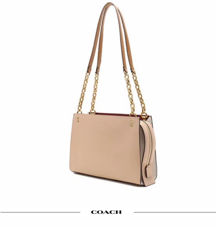 coach蔻驰奢侈品女士牛皮单肩斜挎包27054oleqo