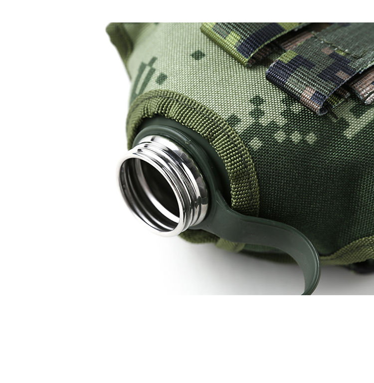 07水壶便携10式行军水壶户外运动解放配迷彩军训军迷用水壶