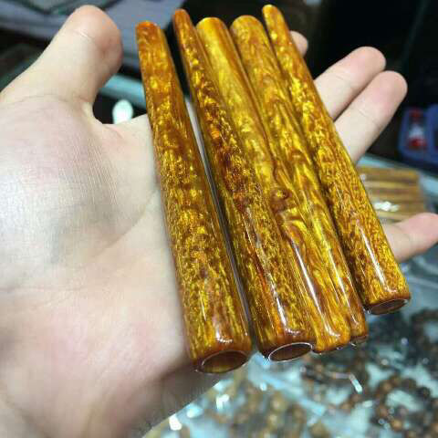 金丝海柳烟嘴男士长款戒烟烟斗海柳木纹烟嘴 金丝海柳烟嘴男士长款