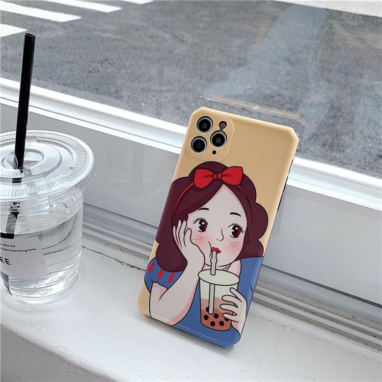 舒弗(lachouffe)保护壳/套6911 喝奶茶公主iphone7p女se手机壳/xr/8