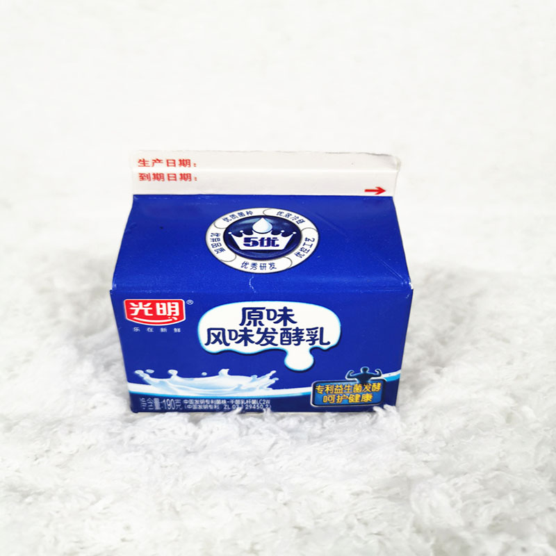 光明原味酸奶益生菌风味发酵乳980g原味490克4盒