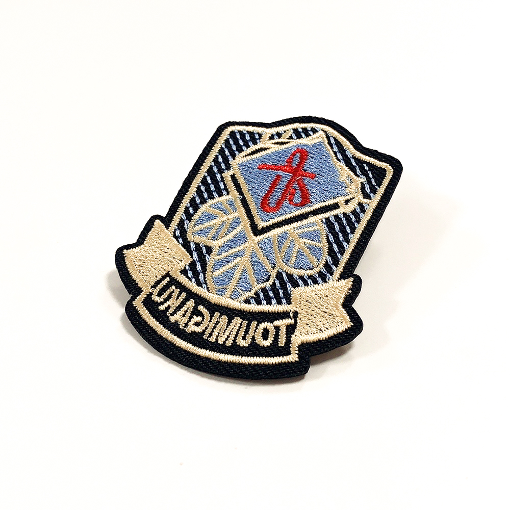 jk徽章可爱日系胸针学院风刺绣布制情侣百搭dk制服配饰小清新小物普通