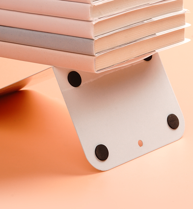 龙钻办公文具kbx-2032 书立金属书挡板简易书夹创意桌上夹书板学生