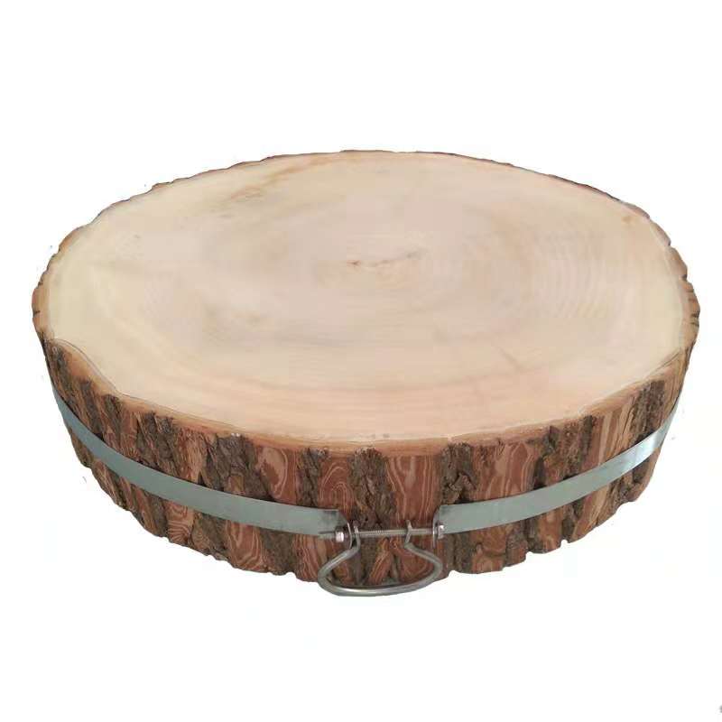 柳木实木菜墩圆形菜板红柳树砧板肉墩商用饭店家用案板 fenghou 直径